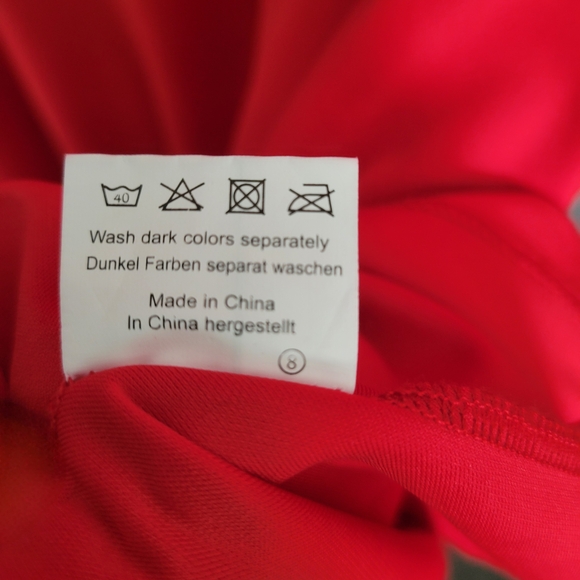 Grace Karin Chic Red Midi Dress Size US XL - Picture 3 of 12